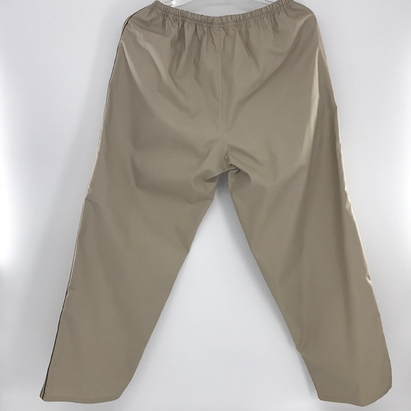 NEW Sm Tan Scrub Pants MedicalUniform Side Stripe - Picture 6 of 10